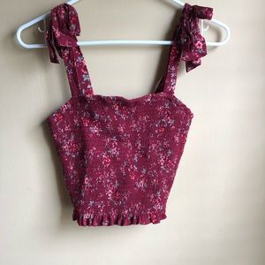 Floral crop top